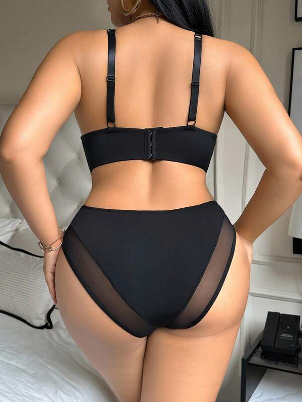 Mesh Underwire Set Plus